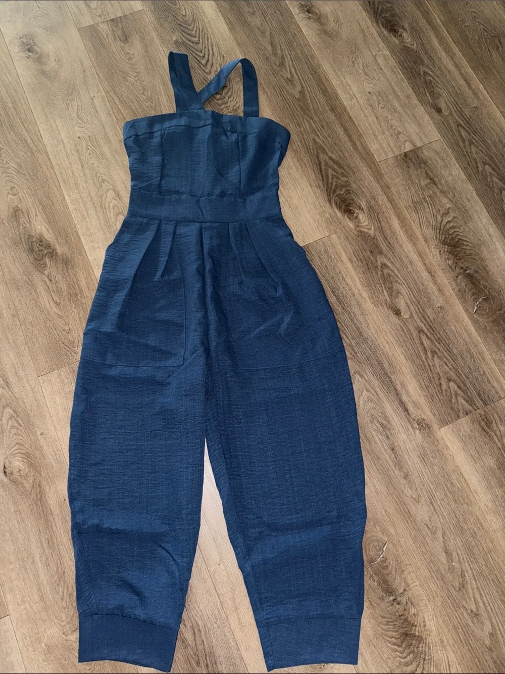 Navy blue jumpsuit